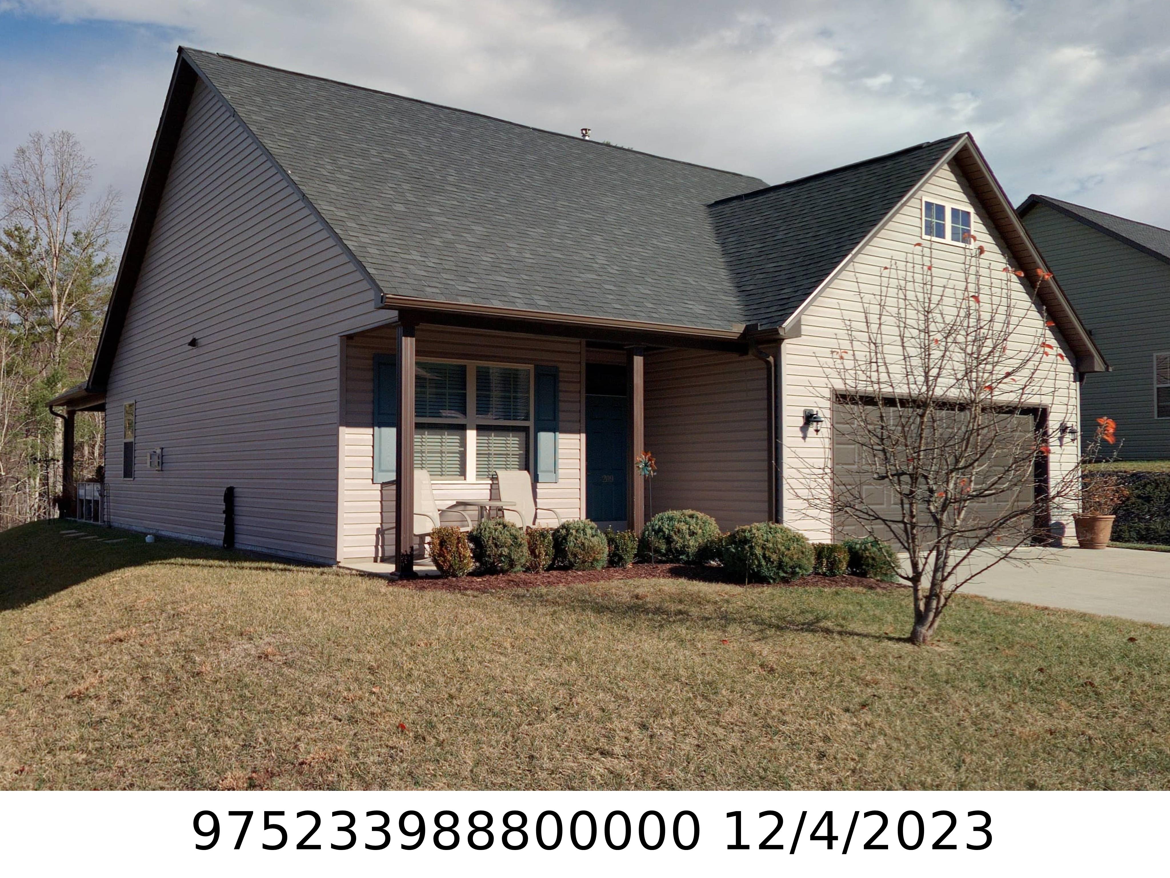 A picture of the property located at 209 WATER LEAF DR, WEAVERVILLE NC 28787.