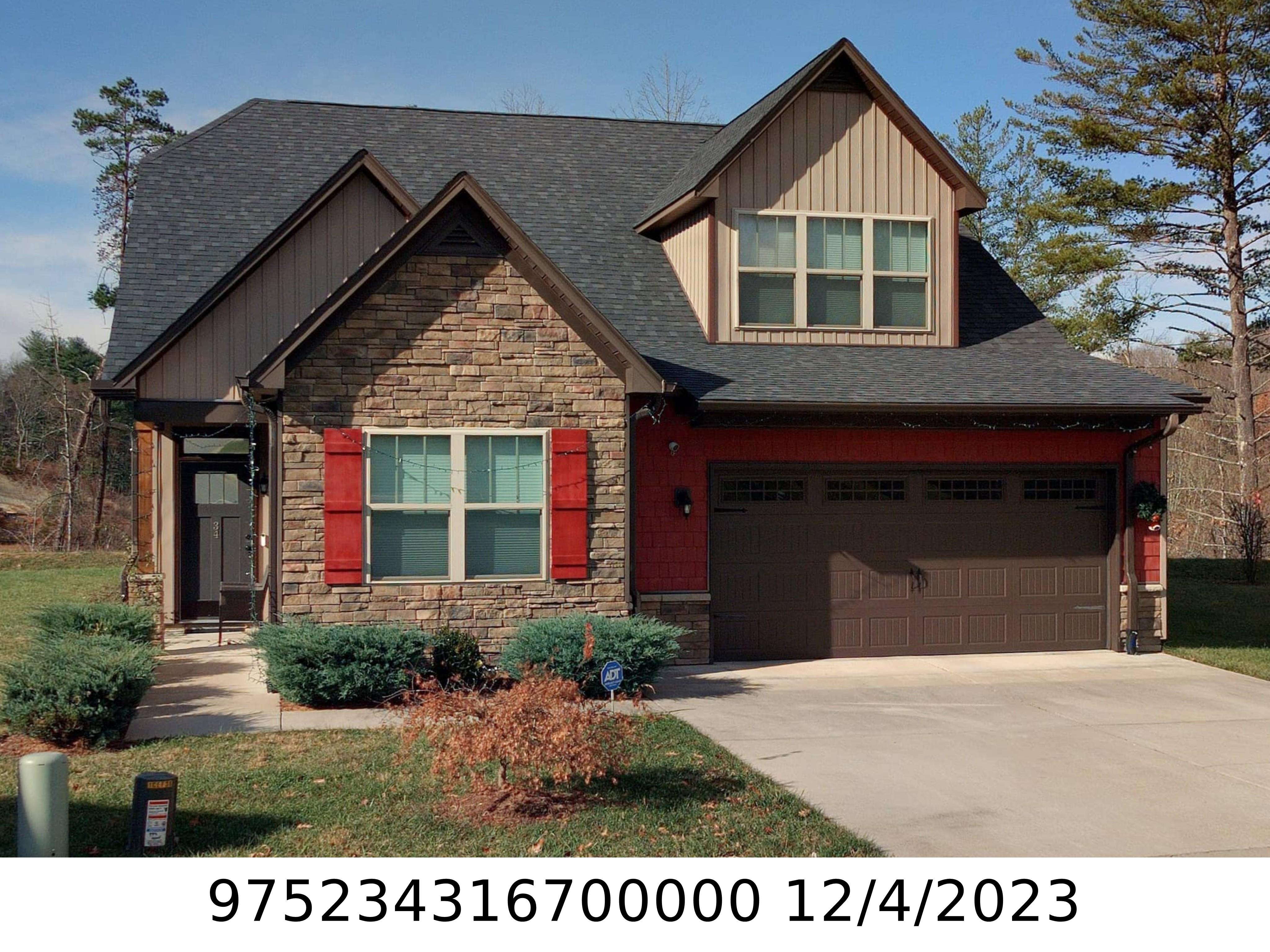 A picture of the property located at 34 CHECKERBERRY CT, WEAVERVILLE NC 28787.