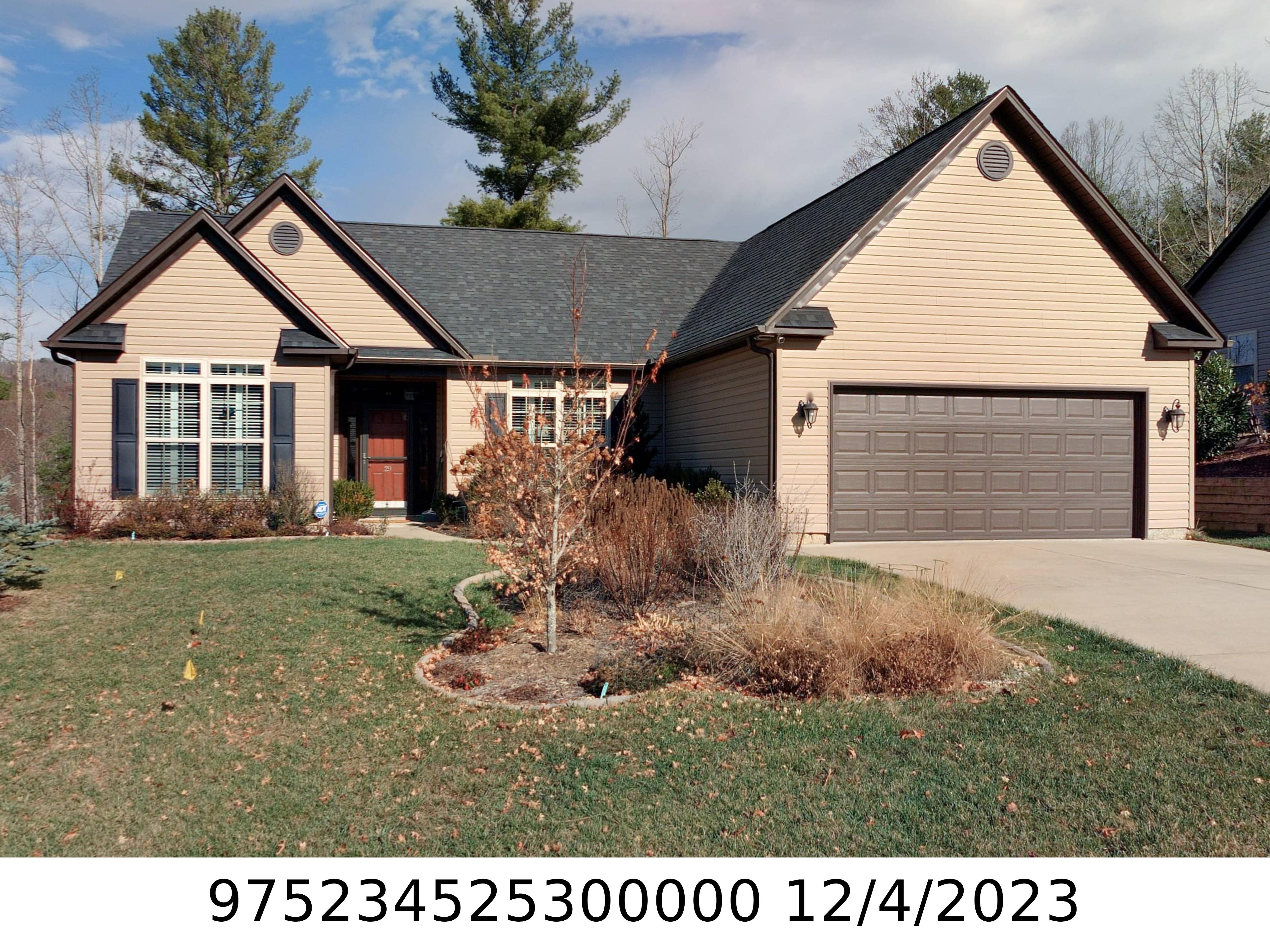 A picture of the property located at 29 CHECKERBERRY CT, WEAVERVILLE NC 28787.