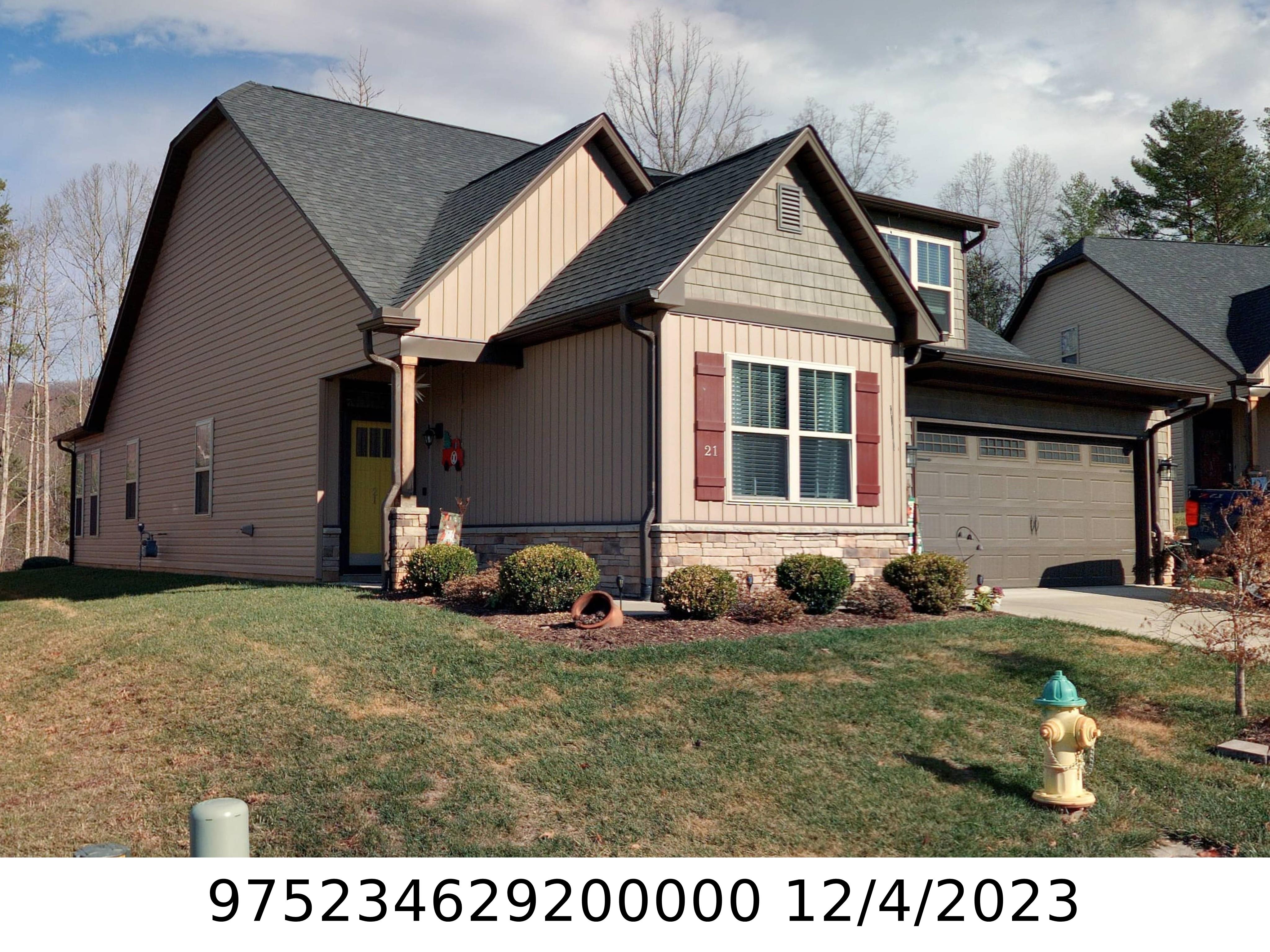 A picture of the property located at 21 CHECKERBERRY CT, WEAVERVILLE NC 28787.