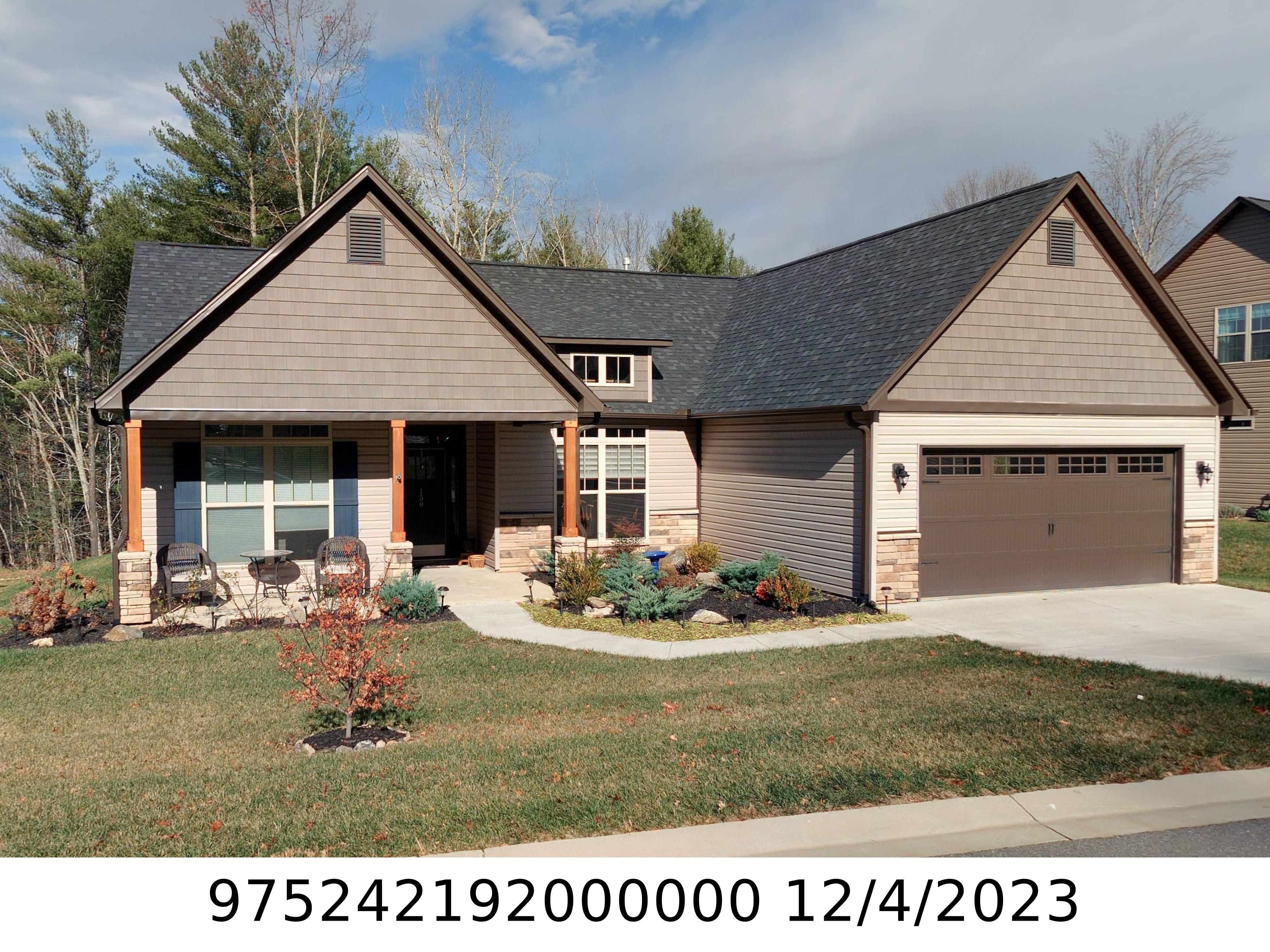 A picture of the property located at 150 WATER LEAF DR, WEAVERVILLE NC 28787.