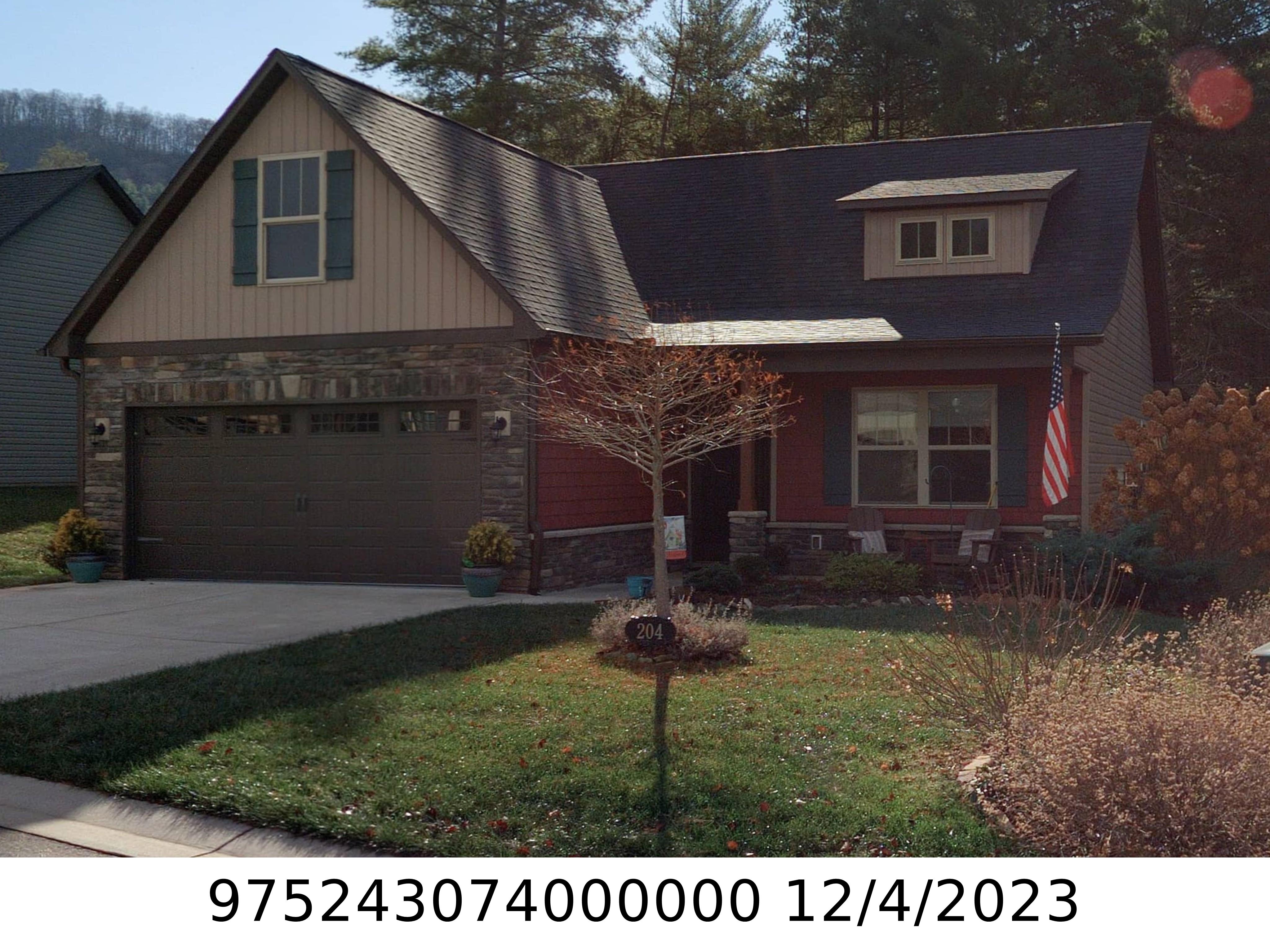 A picture of the property located at 204 WATER LEAF DR, WEAVERVILLE NC 28787.