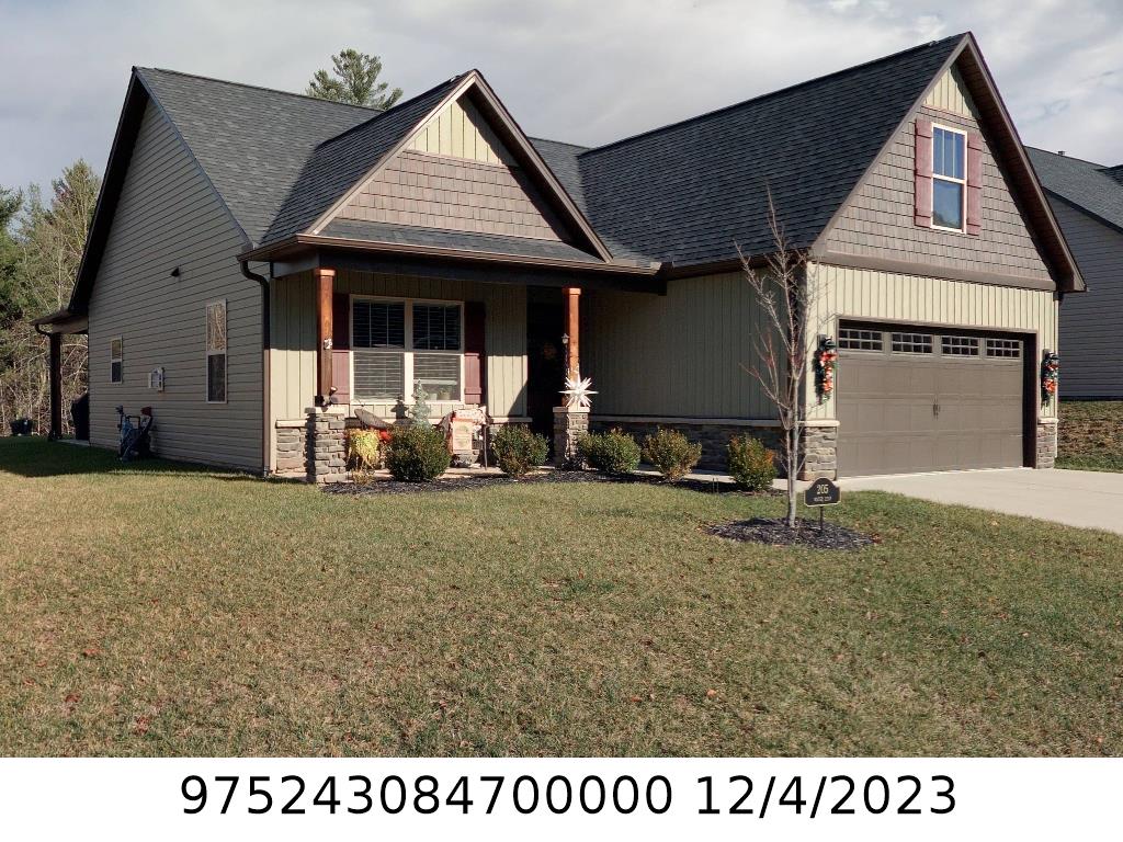 A picture of the property located at 205 WATER LEAF DR, WEAVERVILLE NC 28787.