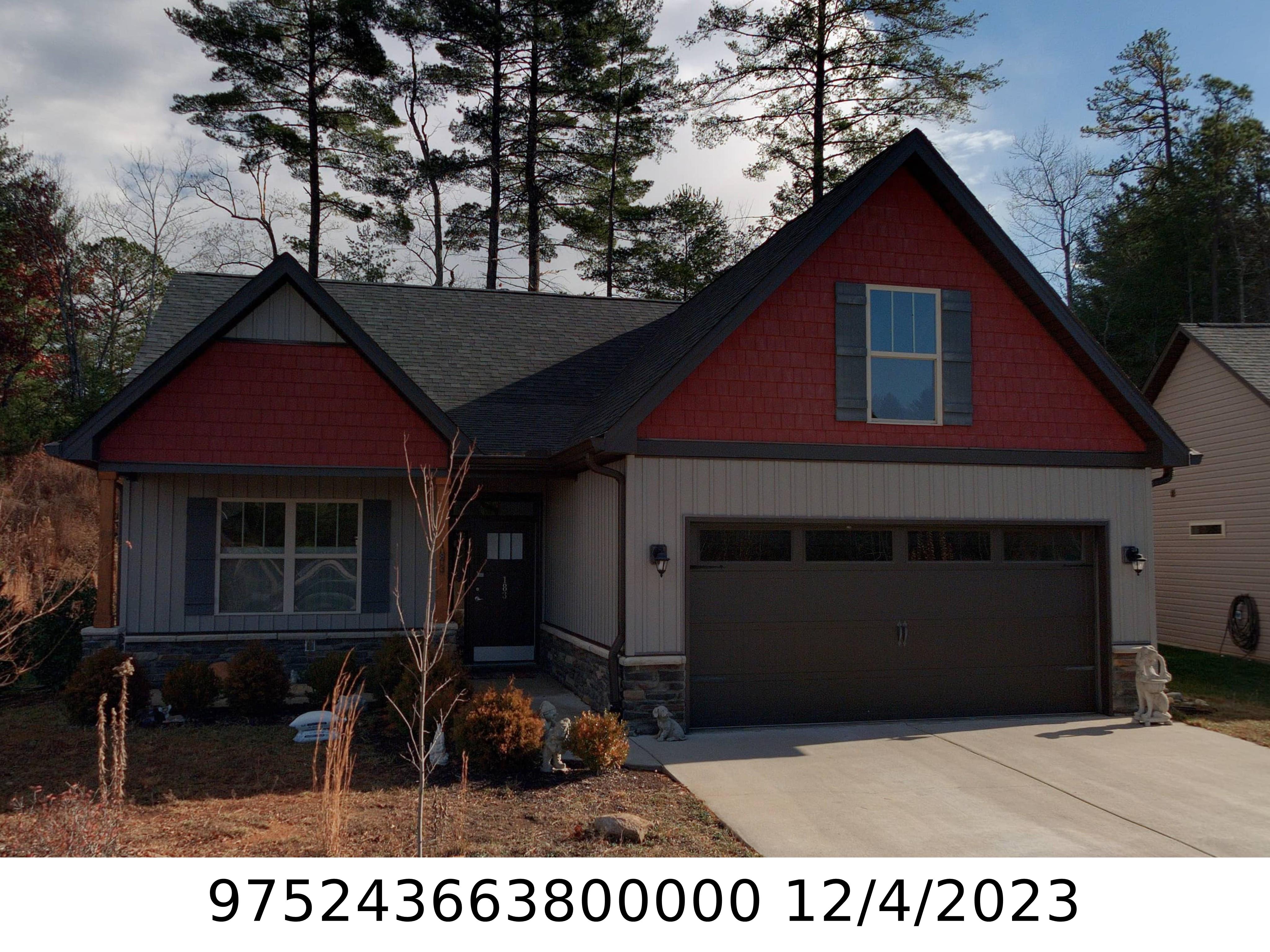 A picture of the property located at 183 WATER LEAF DR, WEAVERVILLE NC 28787.