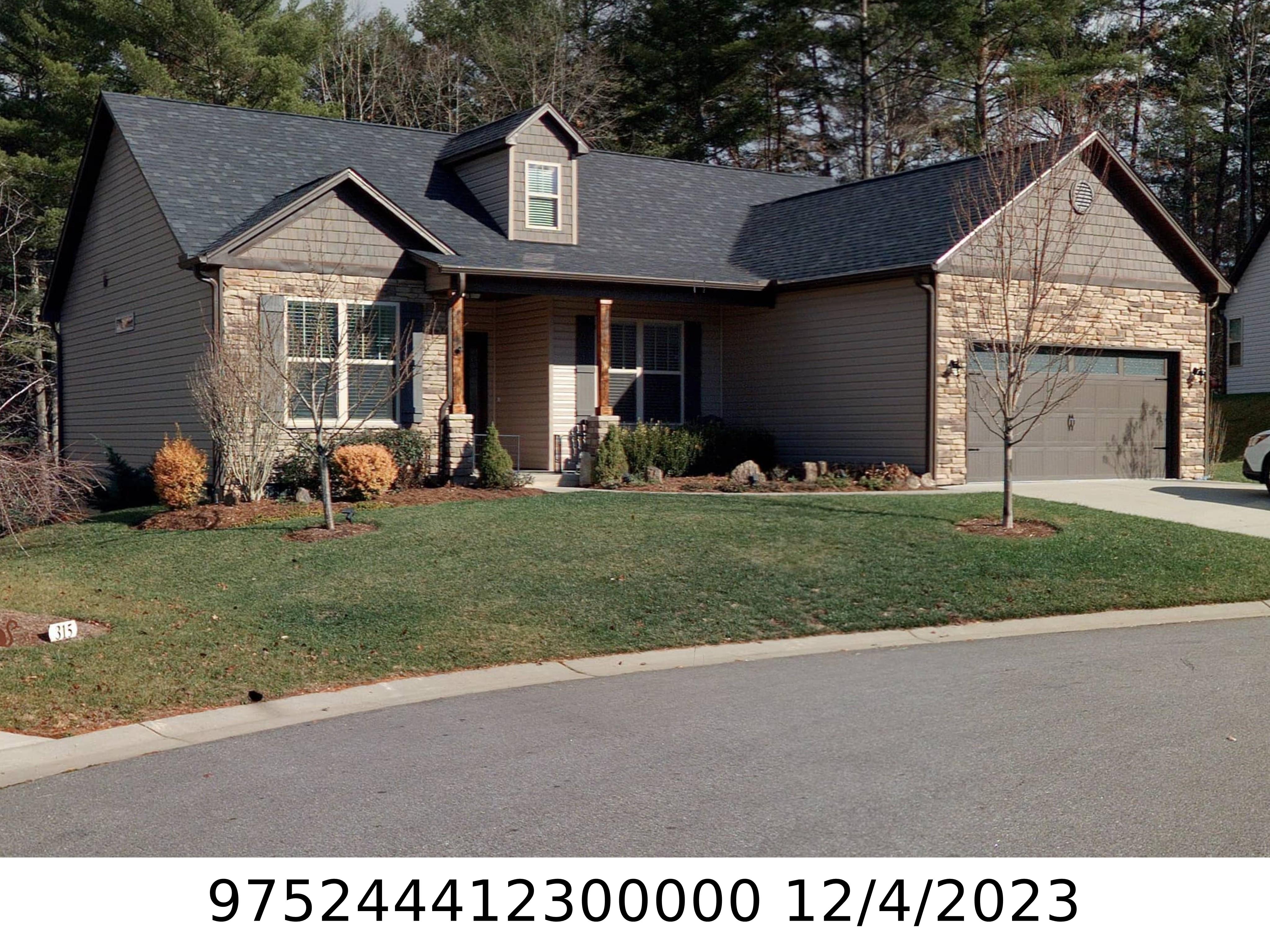 A picture of the property located at 311 WILD GINGER CT, WEAVERVILLE NC 28787.