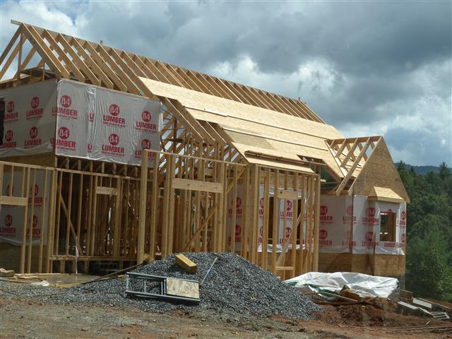 A picture of the property located at 145 HOLCOMBE BRANCH RD, WEAVERVILLE NC 28787.